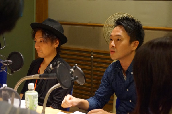 海猫沢めろんさん&塚越健司さん(撮影:ササキミチヨ)