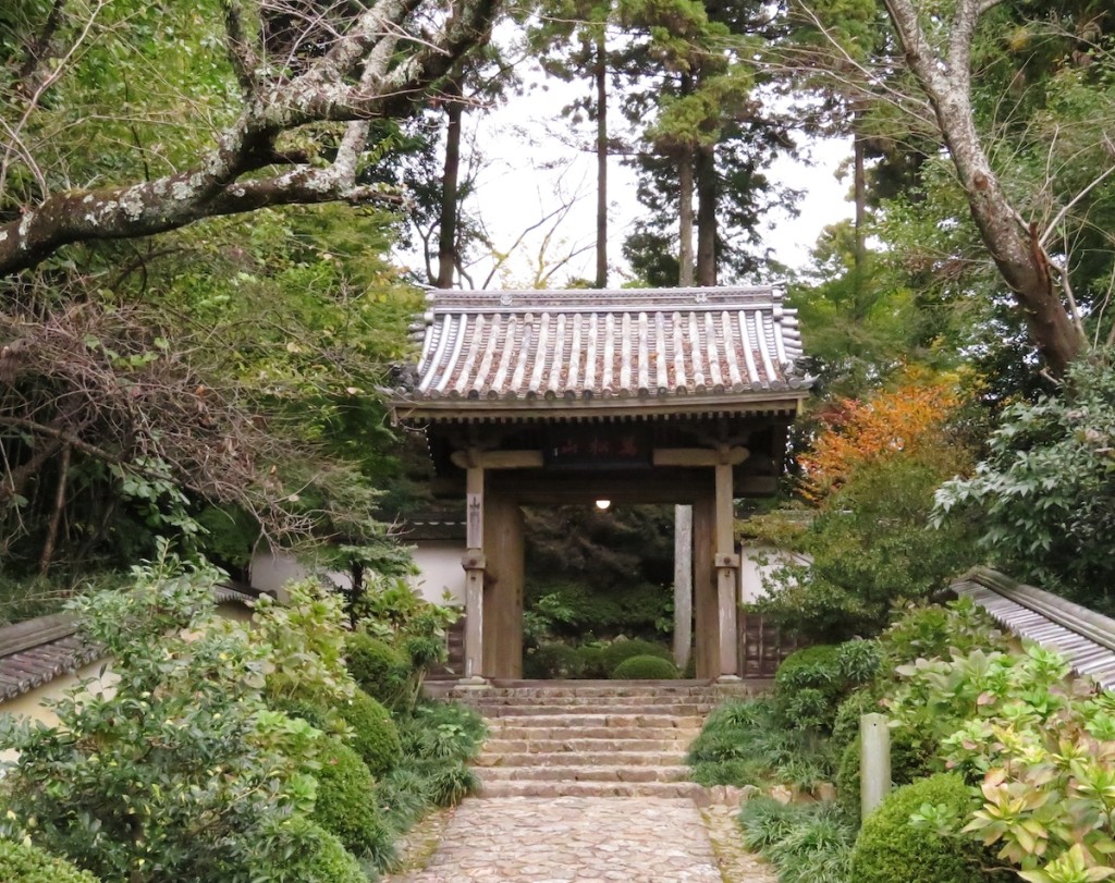 井伊家の菩提寺、龍潭寺。井伊家再興の道筋をつけた直虎の舞台はこの山門の奥に広がる