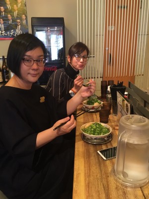 スー&小倉アナでラーキャベ取材に行ってきました。