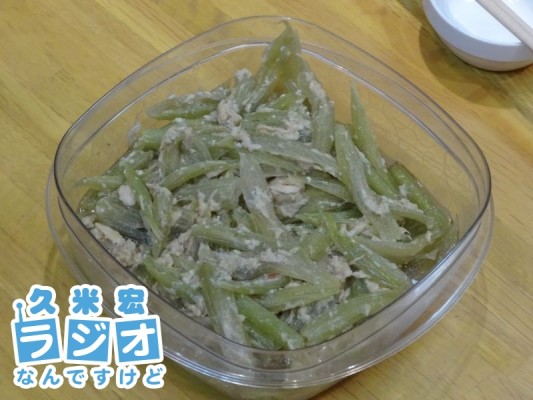 フキとツナのみそ炒め