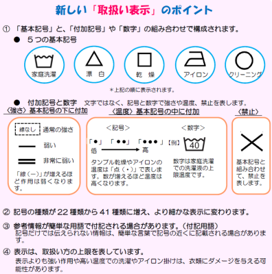 ４０年ぶりに変更される洗濯表示が わかりにくくなる 理由