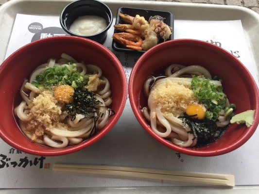 ▲「ぶっかけ ふるいち」のぶっかけうどん 600円