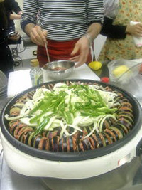 これがクルド料理の「ナスのケバブ」