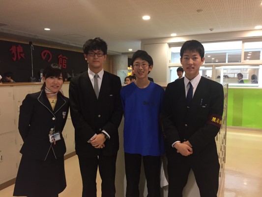 ▲右から白神さん、田村さん、間瀬さんと。
