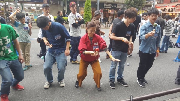 ▲私は「220番目」に参加させていただきました。!窪田さんの言う通りすごい格好。。