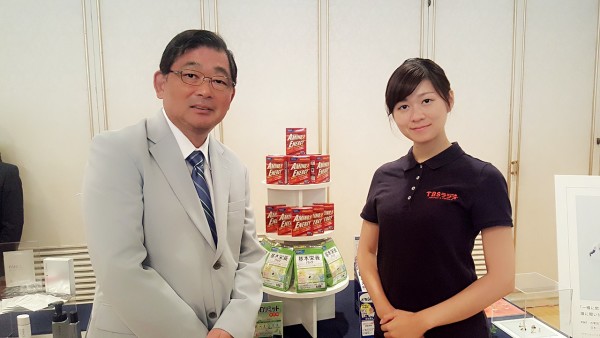 ▲「ギャラリーとも近く、暖かい試合で、歴代優勝者の中に中嶋っていう名前を入れられたらいいな」と語る中嶋常幸プロ