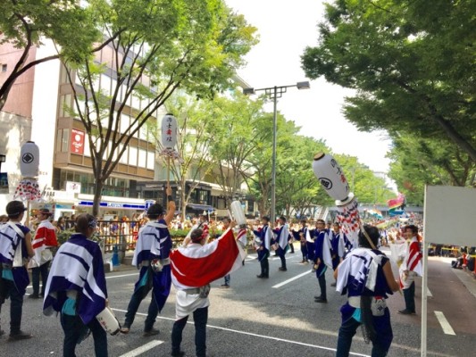 ▲「原宿表参道元気祭スーパーよさこい2017」