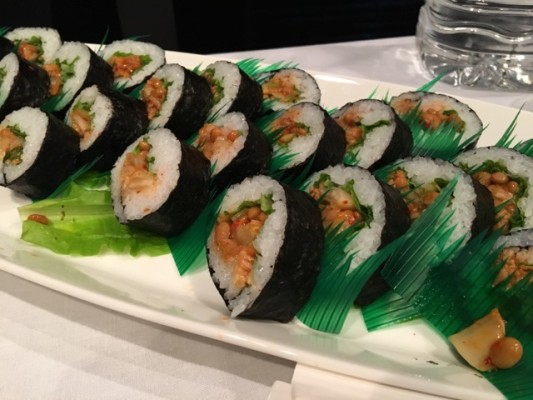 ▲キムチ納豆太巻