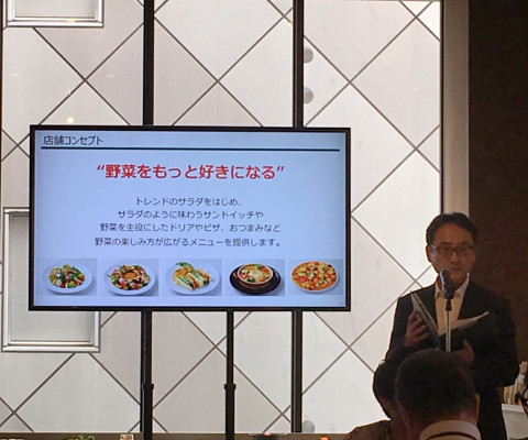 ▲トウ・アドキユーピー代表取締役社長、山本さん