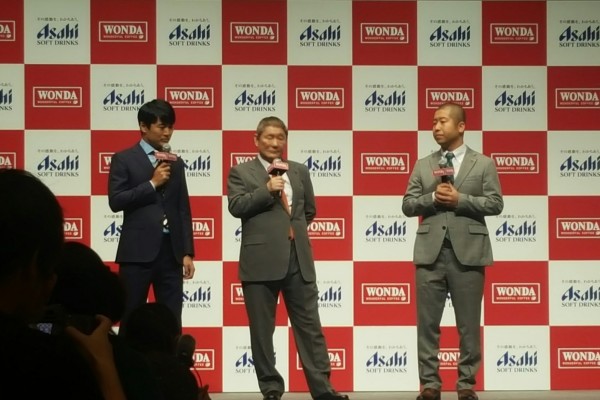 ▲左から劇団ひとりさん、ビートたけしさん、ハライチ澤部さん