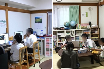 自由に過ごす子どもたち