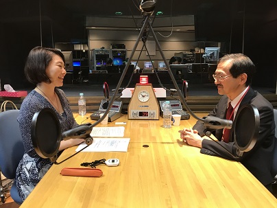 東北大学病院・心療内科科長の福土審先生と中澤有美子さん