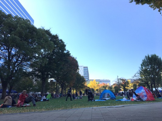 ▲イベント会場の「中野四季の森公園」