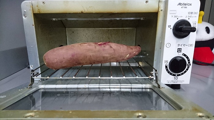お家で 焼き芋 電子レンジ トースター 炊飯器で作ってみた お家で 焼き芋 電子レンジ トースター 炊飯器で作ってみた