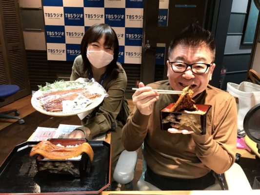 今朝のショッピングは おいしいうなぎ